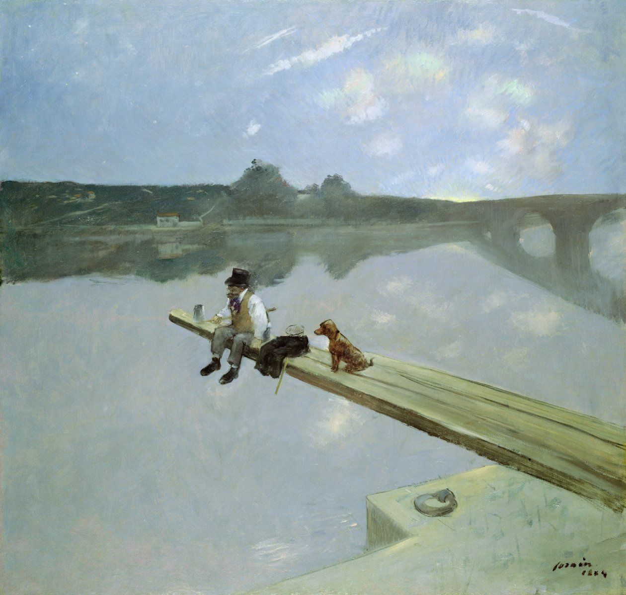 O pescador, 1884 de Jean Louis Forain