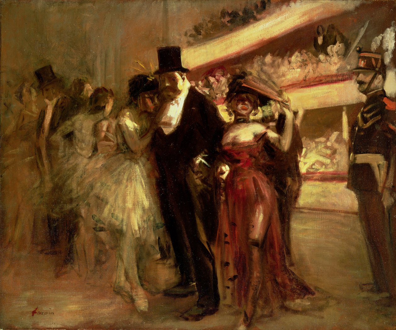 O palco da ópera de Jean Louis Forain