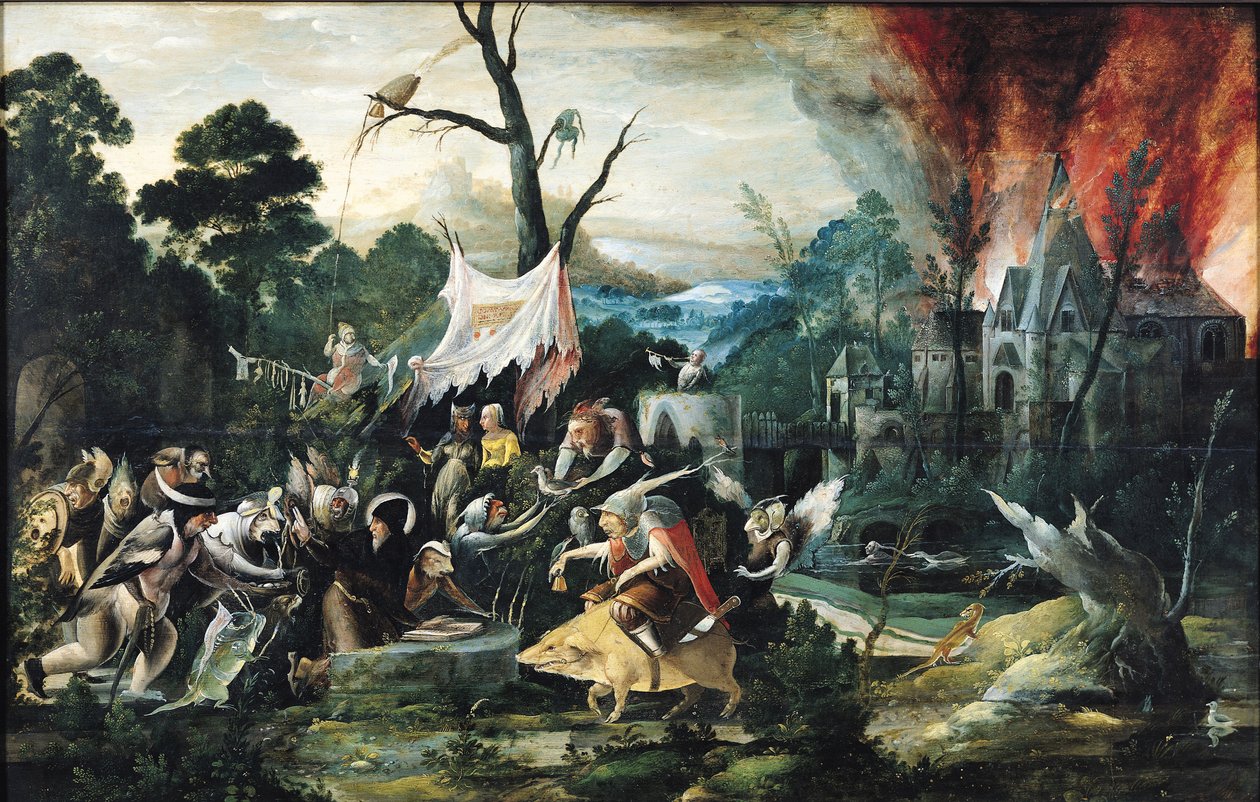 A tentação de Santo Antônio de Jean Mandyn