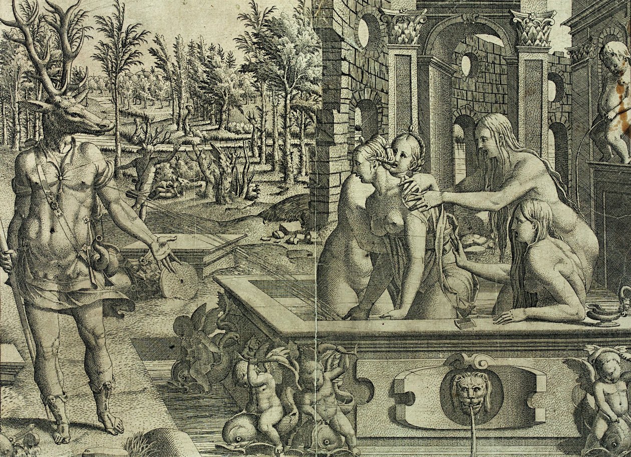 A transformação do Actaeon de Jean Mignon