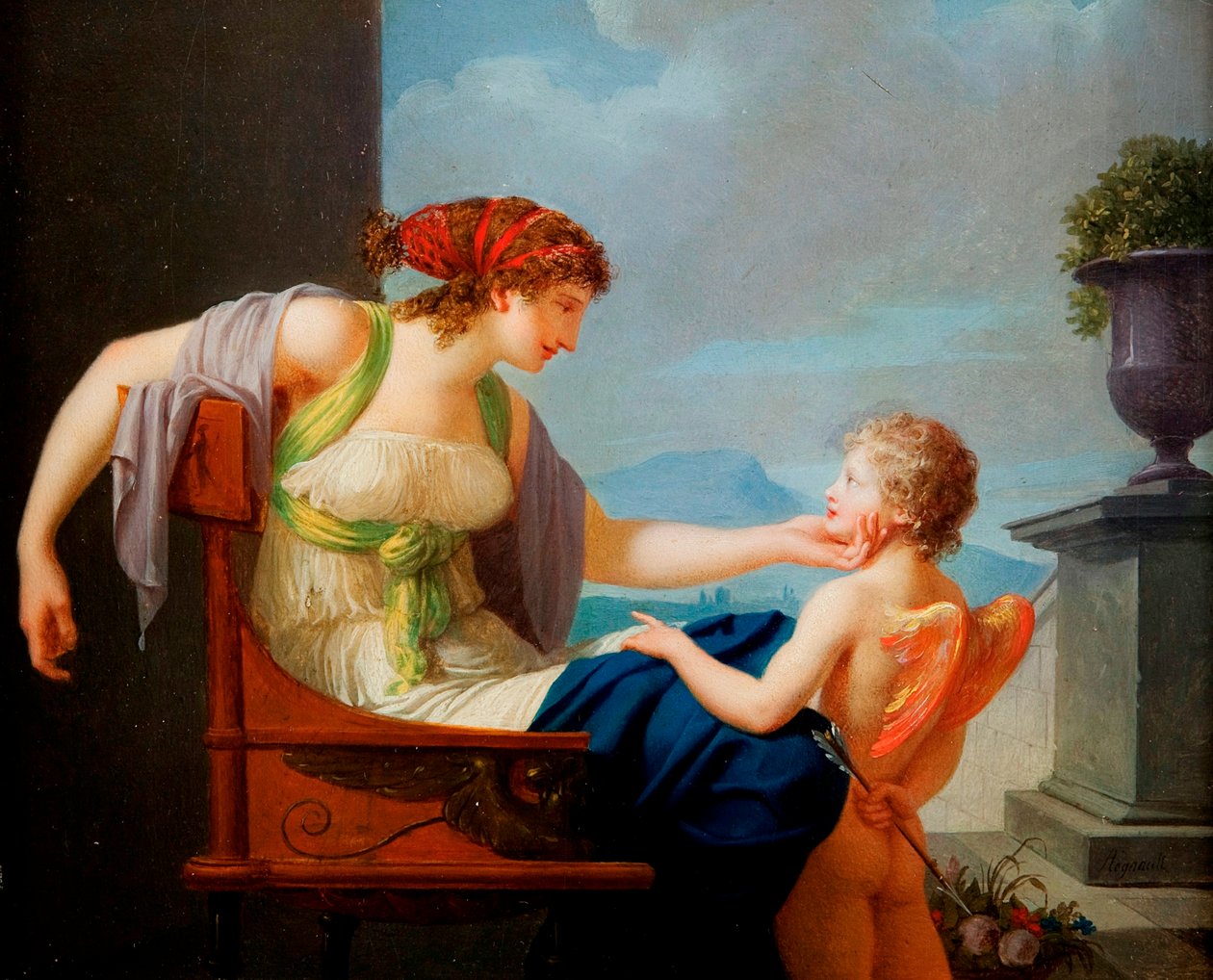 Vênus e Cupido de Jean Baptiste Regnault