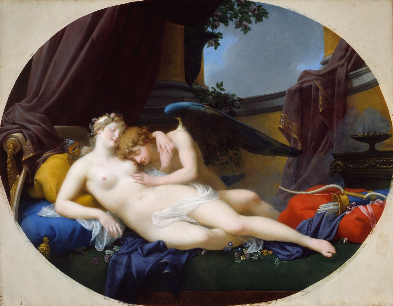 Cupido e Psique de Jean Baptiste Regnault
