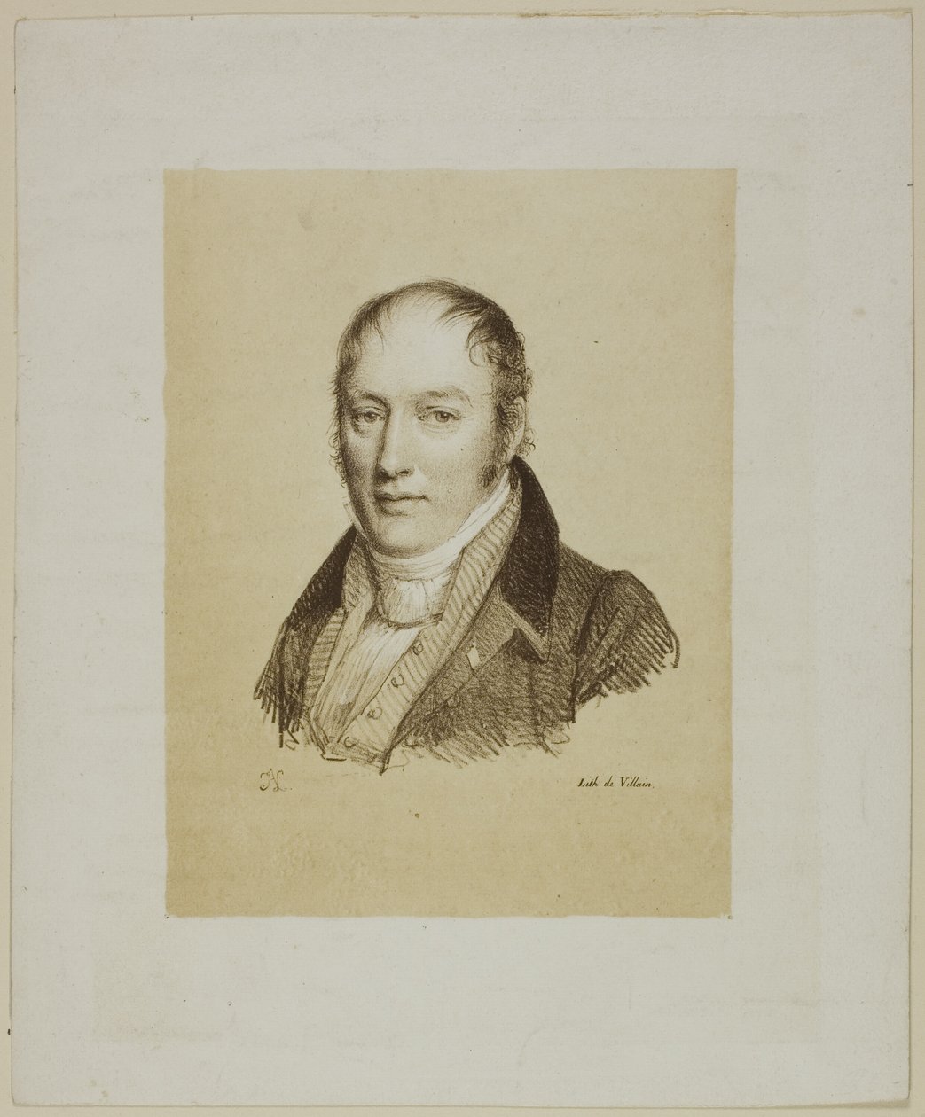 Retrato de um homem de Jean Antoine Laurent
