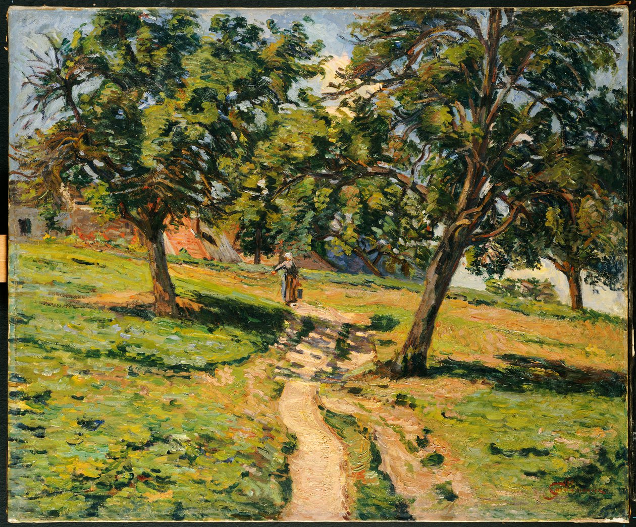 Caminho em Damiette, c.1886 de Jean Baptiste Armand Guillaumin