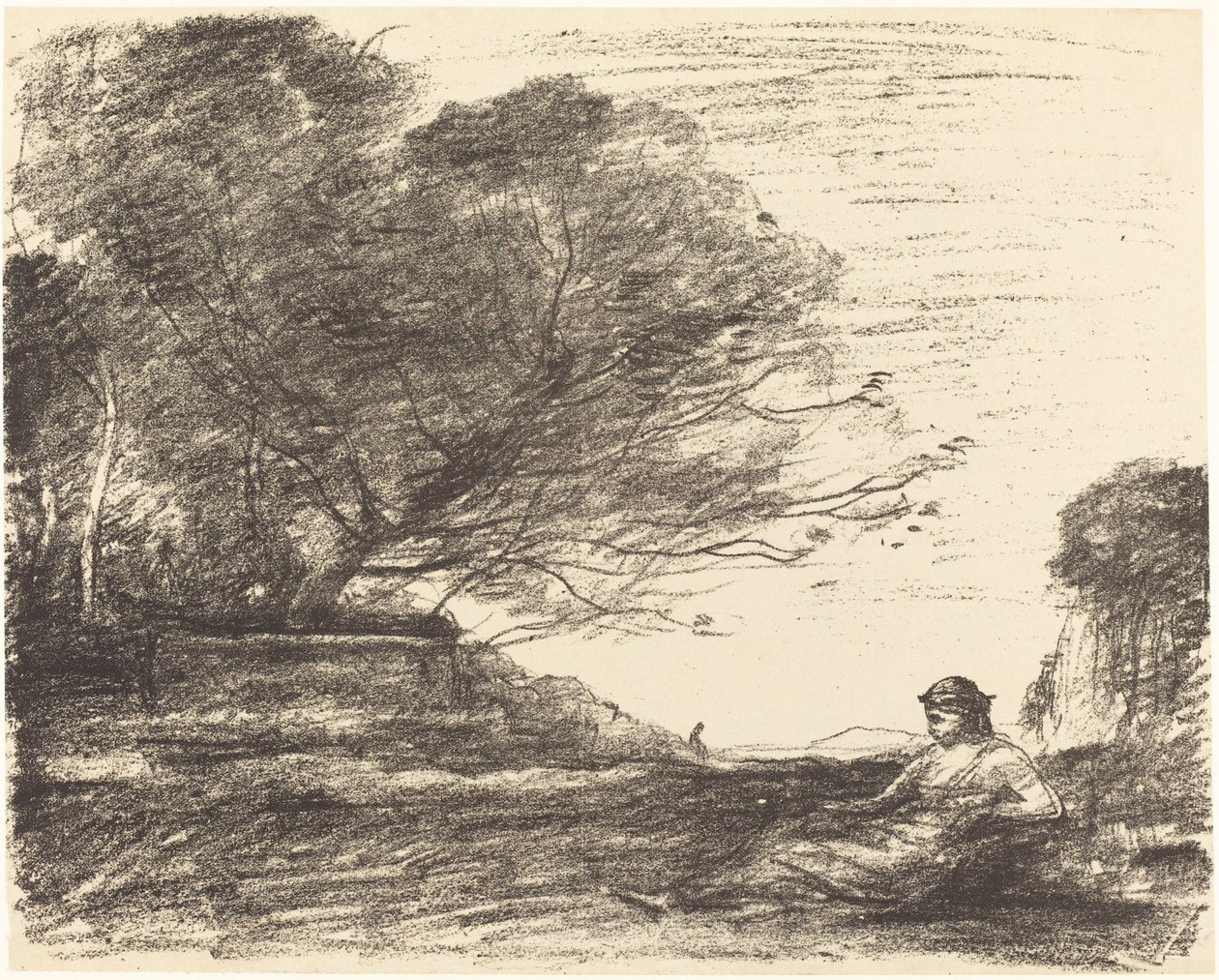 Safo (Safo) de Jean Baptiste Camille Corot