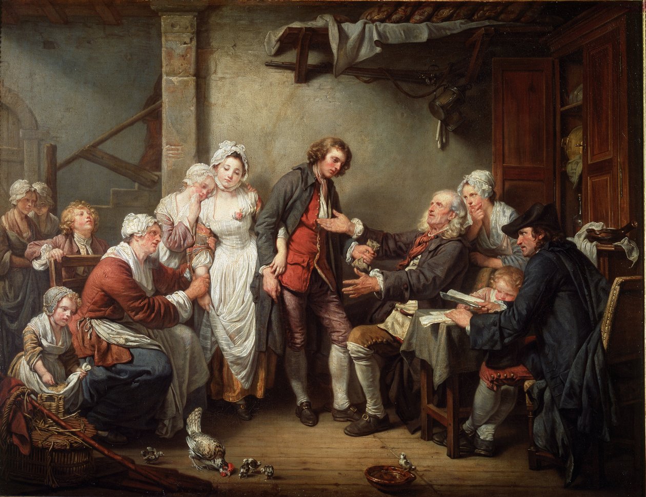 O Acordo de Aldeia de Jean Baptiste Greuze