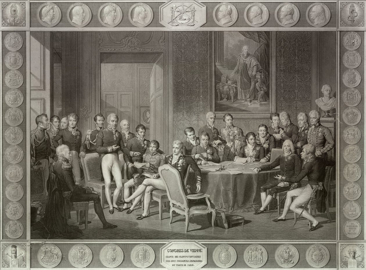 O Congresso de Viena de Jean Baptiste Isabey