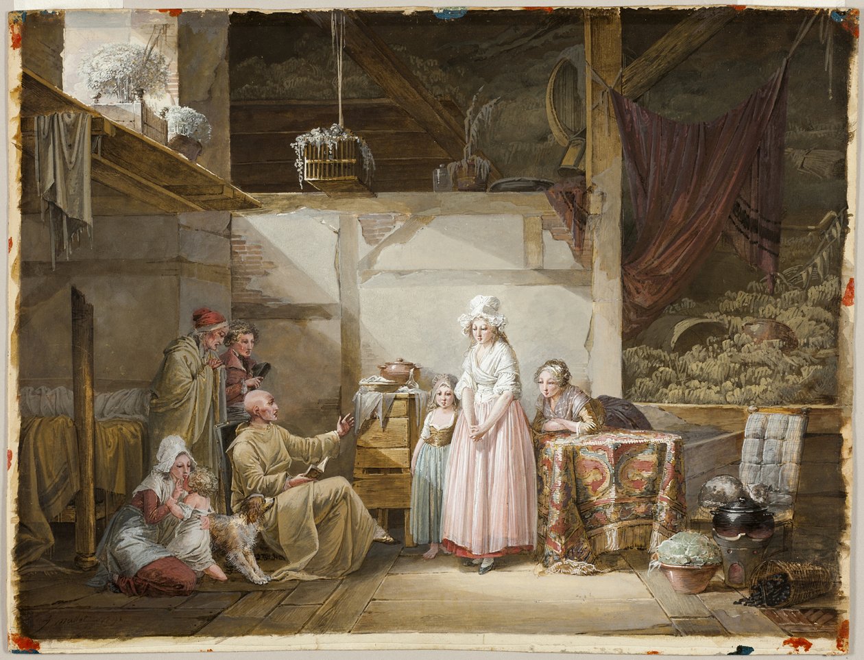 Oração da noite de Jean Baptiste Mallet