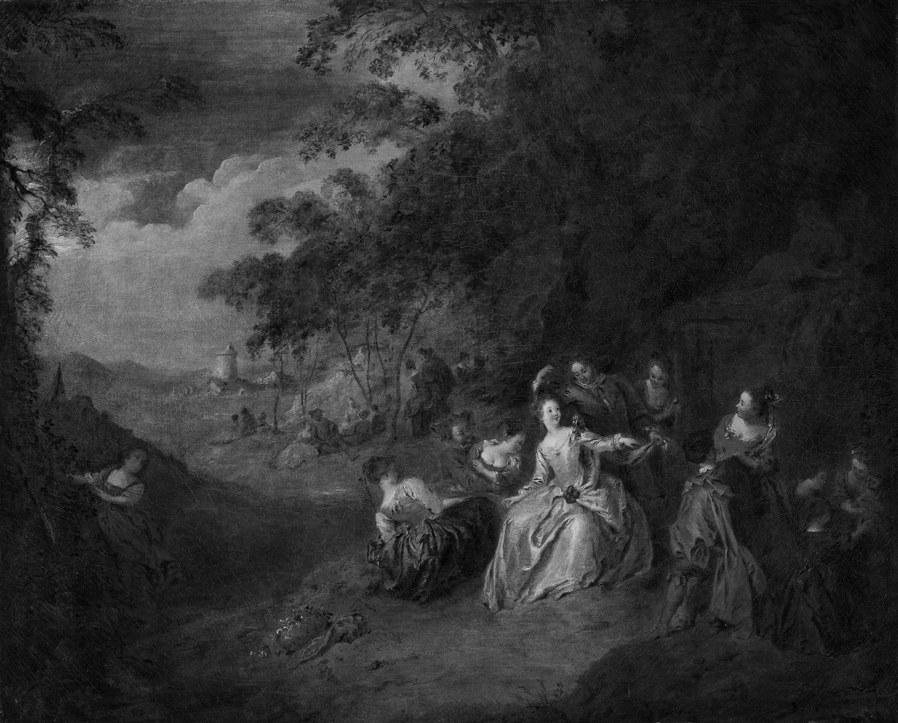 Amor ao ar livre de Jean Baptiste Pater