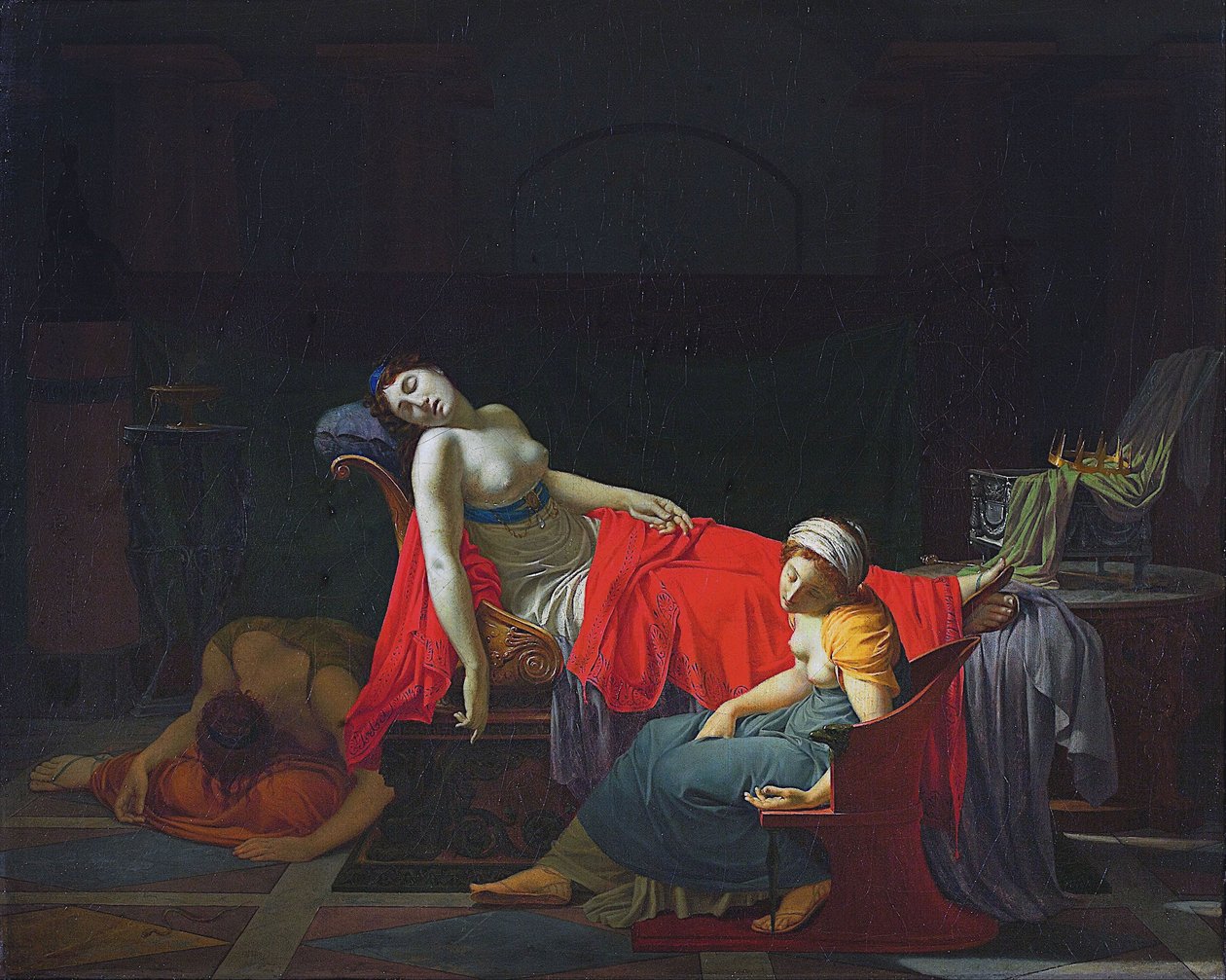 Morte de Cleópatra de Jean Baptiste Regnault