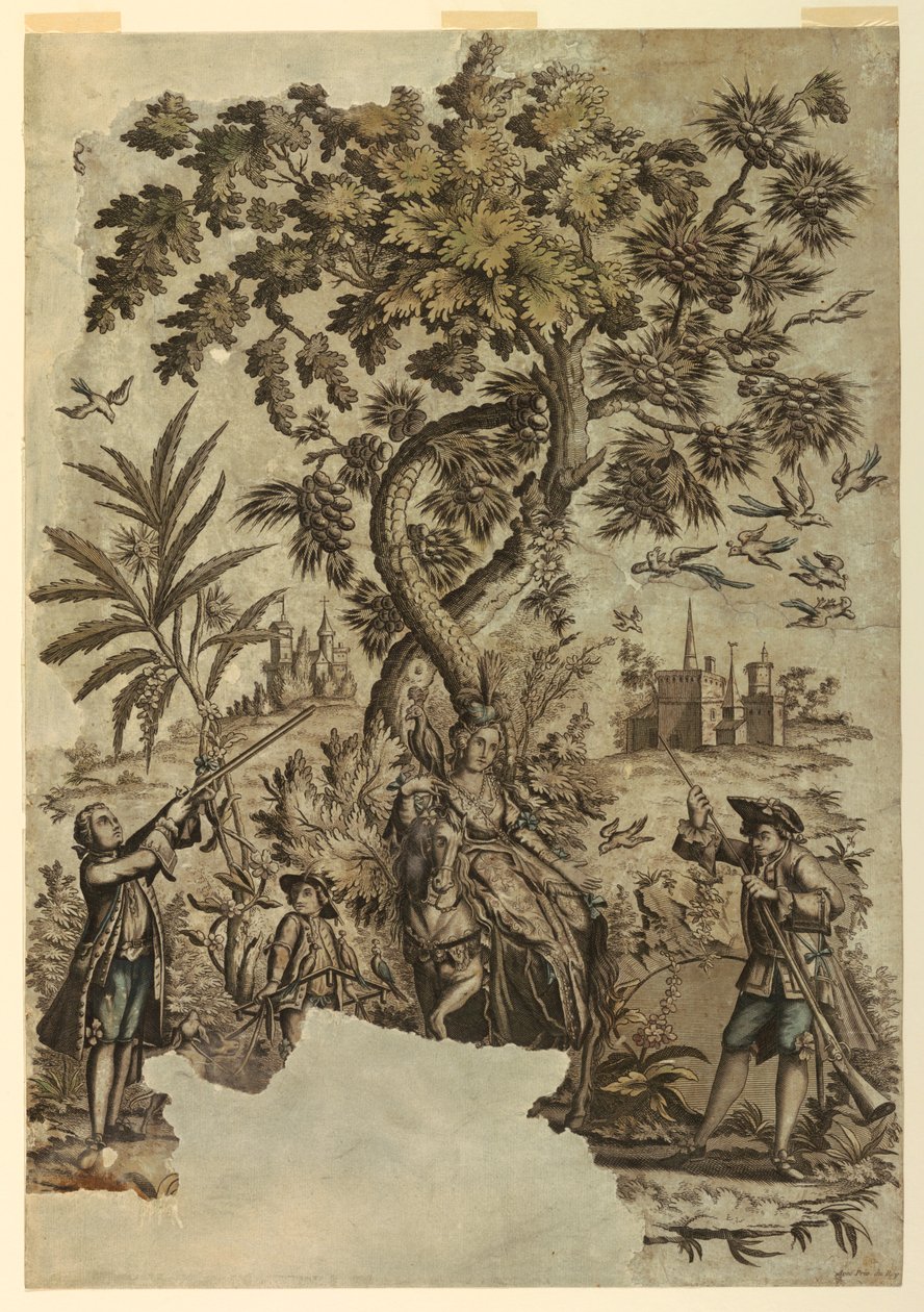 Caça aos Pássaros de Jean Baptiste Scotin I