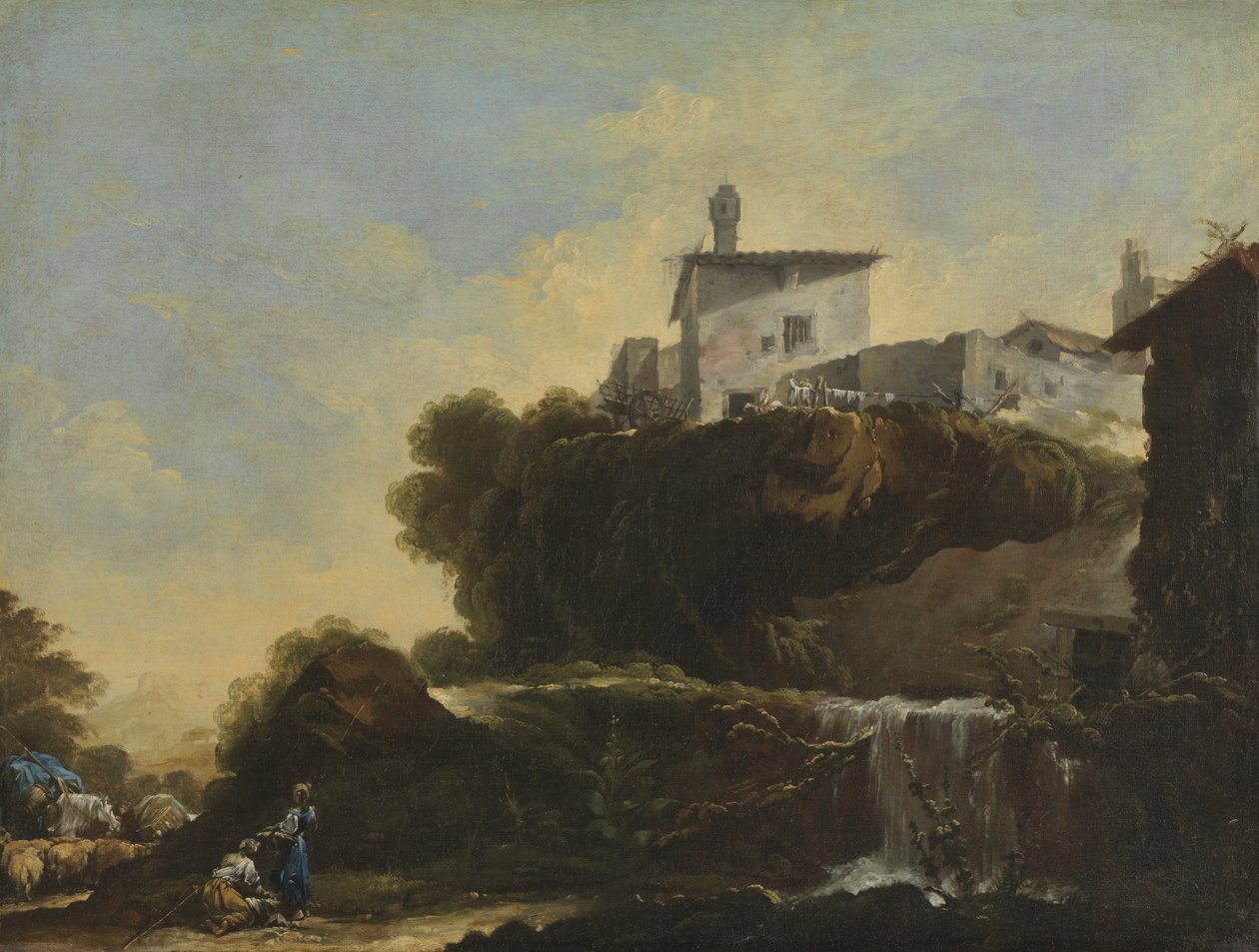 Paisagem Italiana, 1749 de Jean Barbault