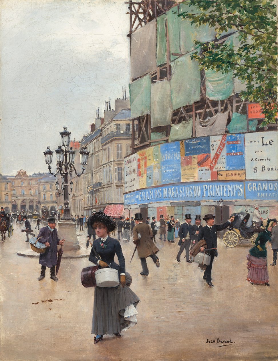 Paris, rue du Havre de Jean Beraud