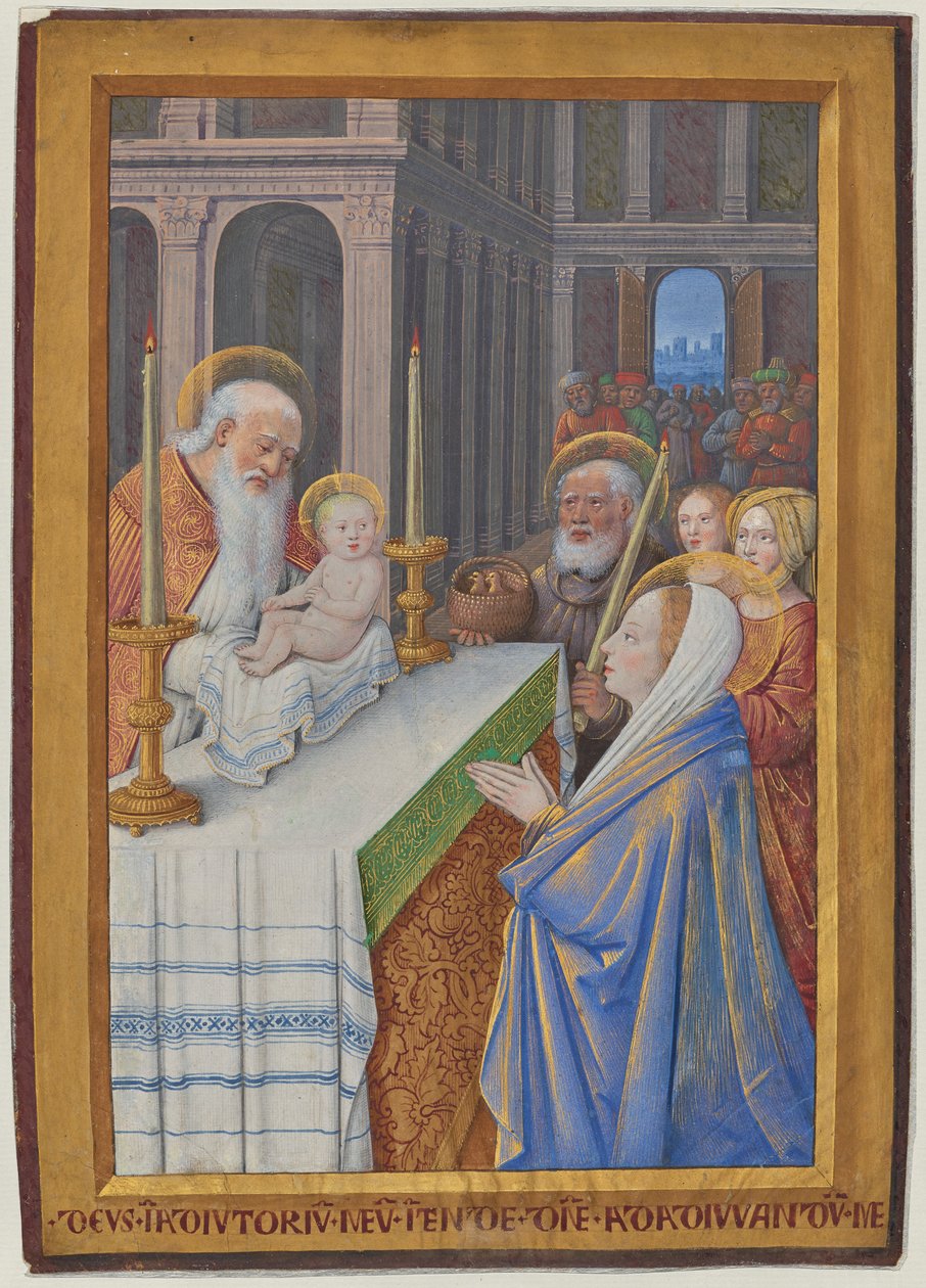 A Apresentação no Templo de Jean Bourdichon
