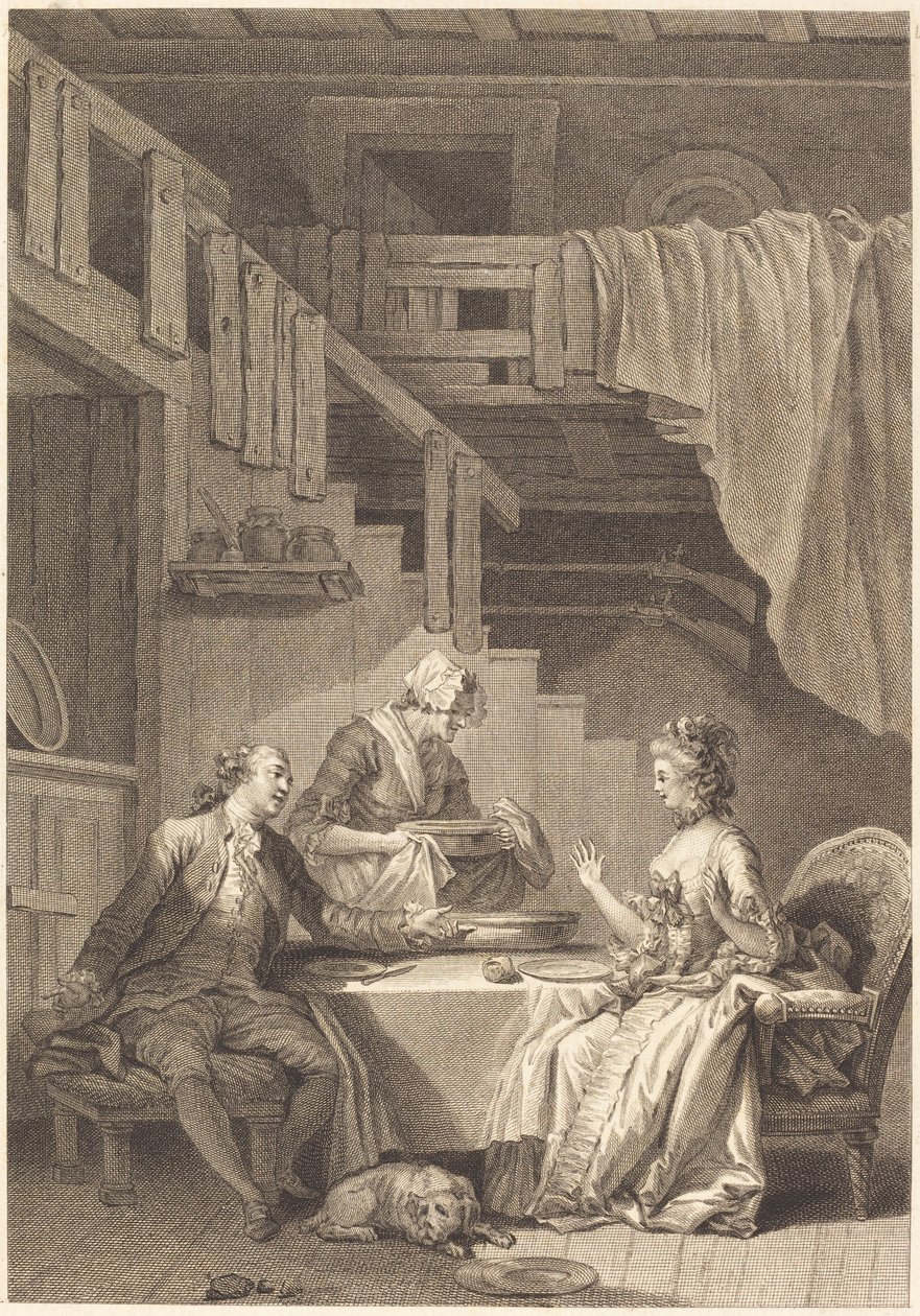 O Falcão de Jean Dambrun and Jean Baptiste Tilliard after Jean Honoré Fragonard