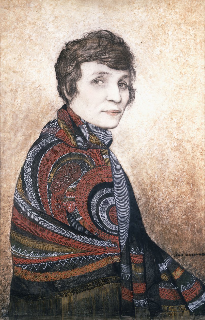 Retrato de Louise Boulanger de Jean Dunand
