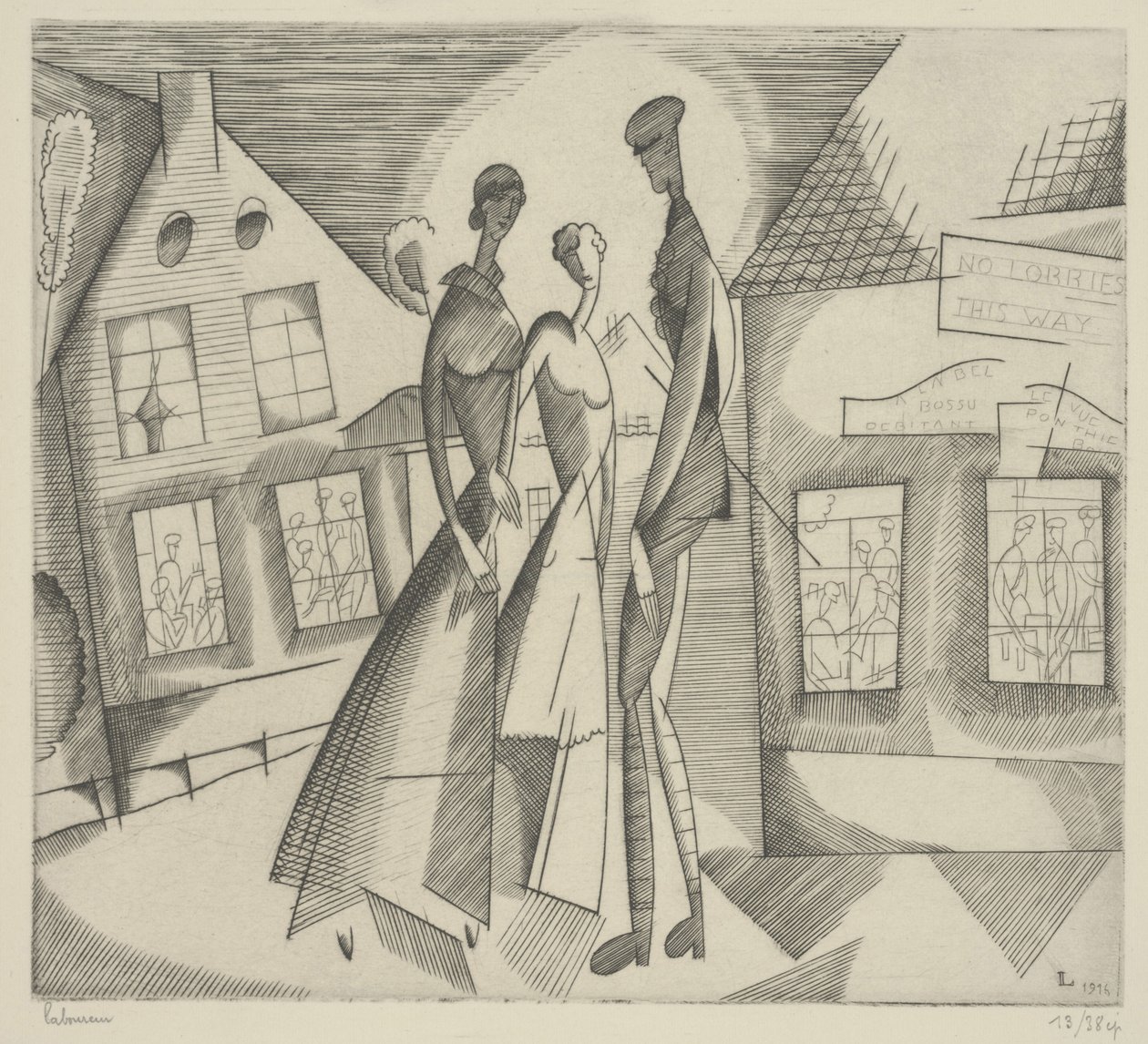 Noite na Aldeia de Jean Emile Laboureur