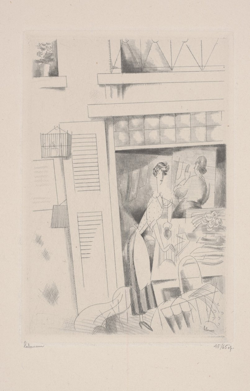 A Lavadeira de Jean Emile Laboureur