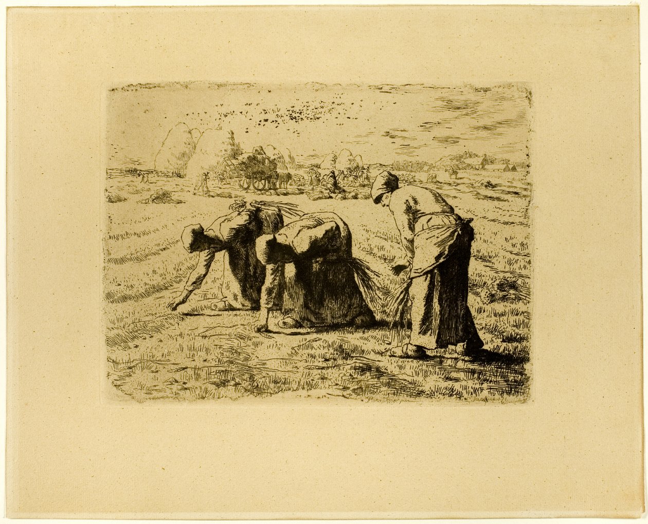 Os respigadores de Jean Francois Millet