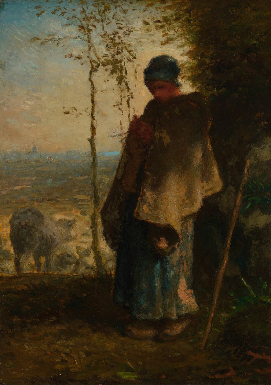 A Pequena Pastorinha, 186872. de Jean Francois Millet