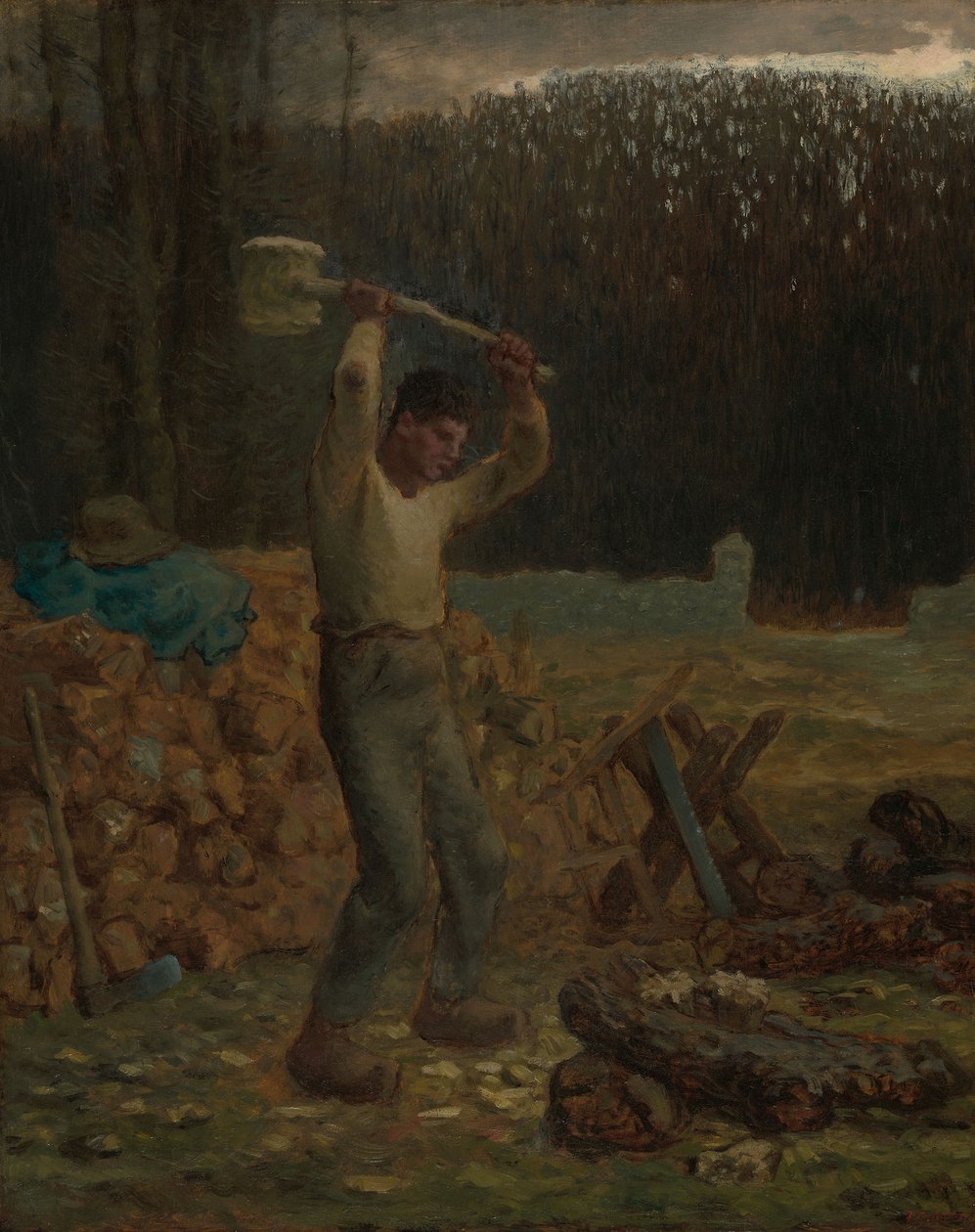O Woodchopper, 1858 66 de Jean Francois Millet