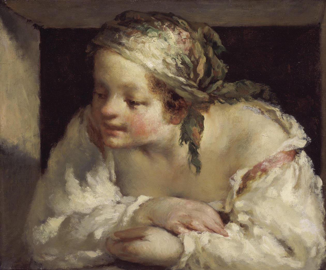 Jovem, 1844-45 de Jean Francois Millet