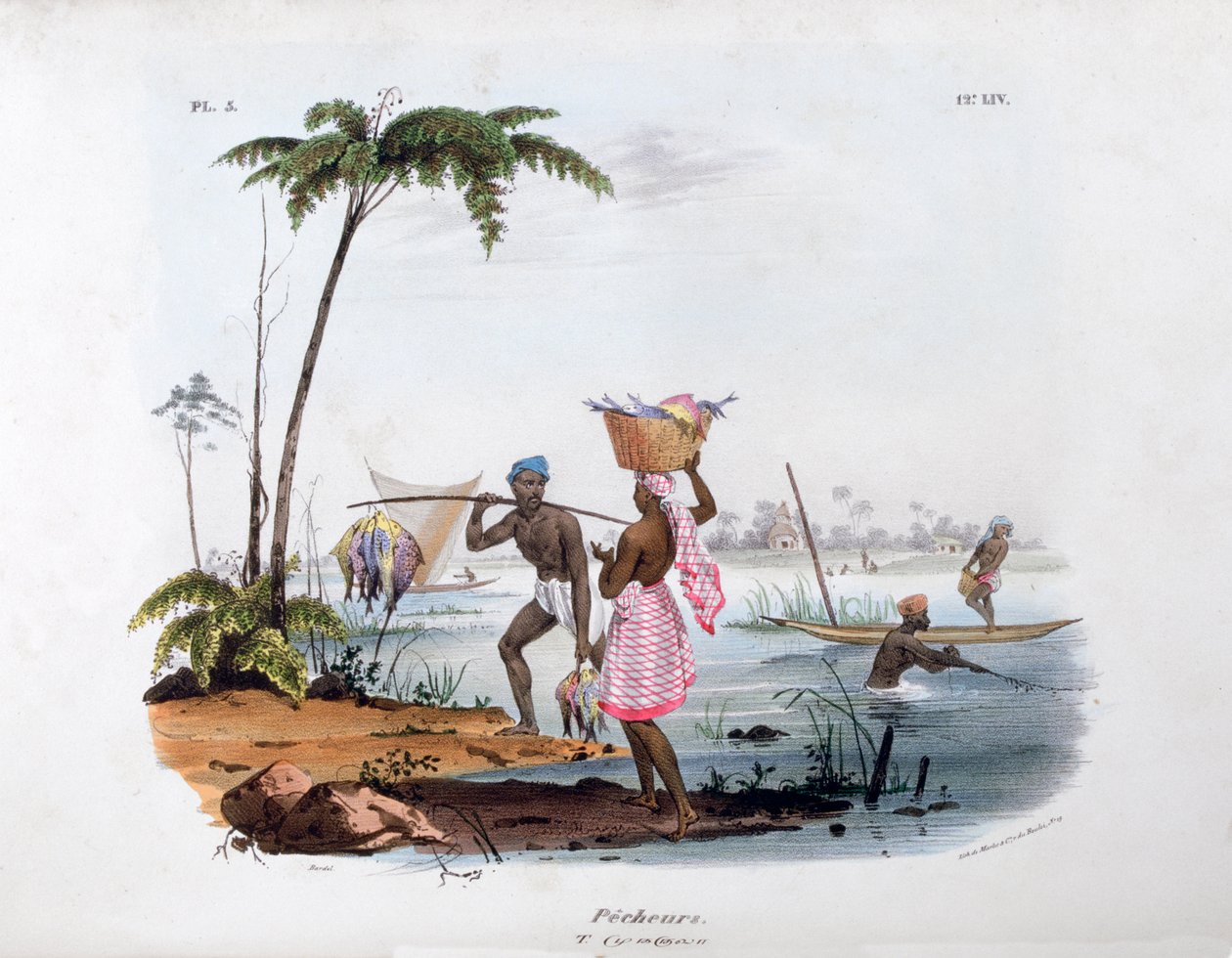 Pescador, 1828 de Jean Henri Marlet