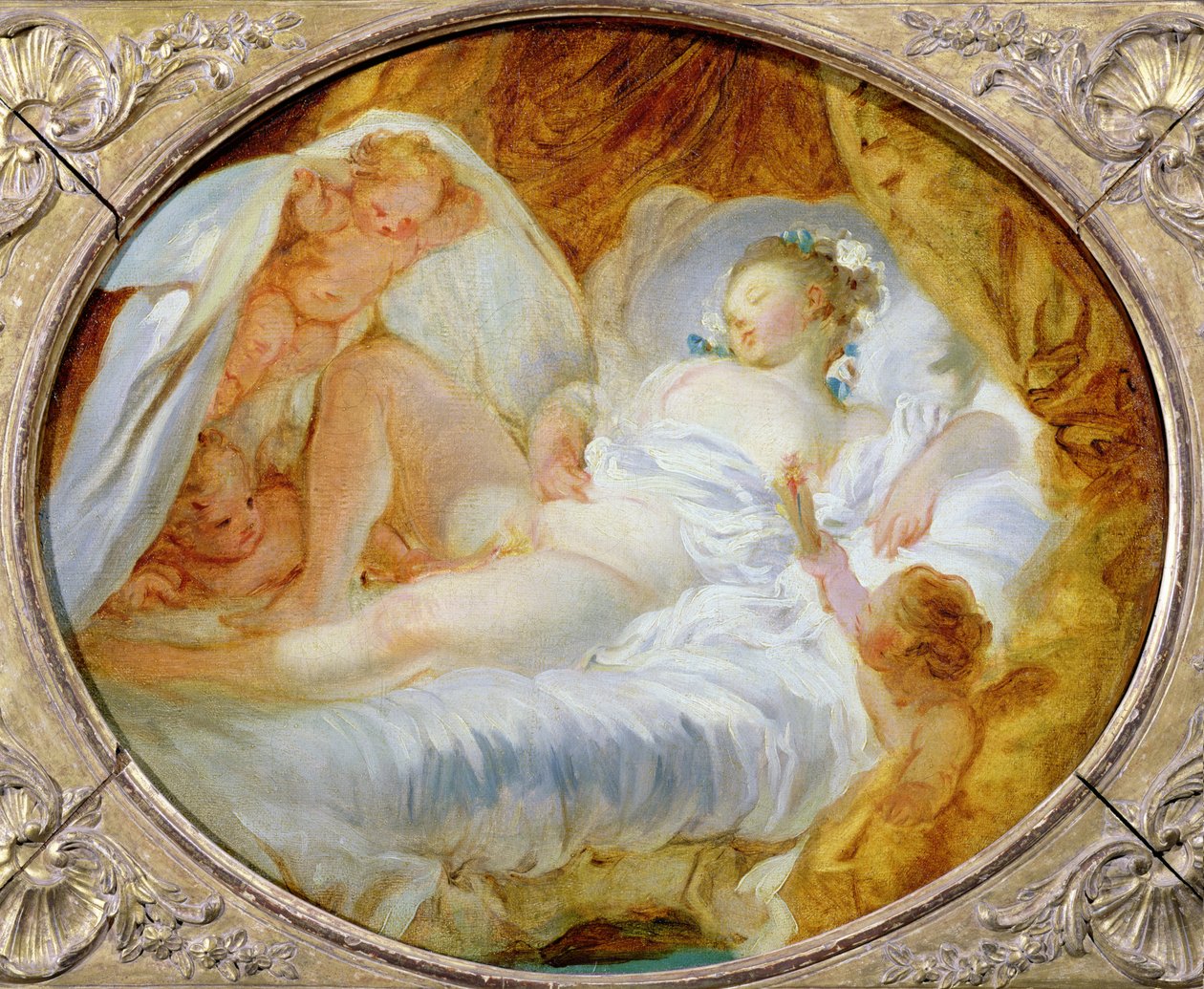 Óleo sobre tela de Jean Honore Fragonard