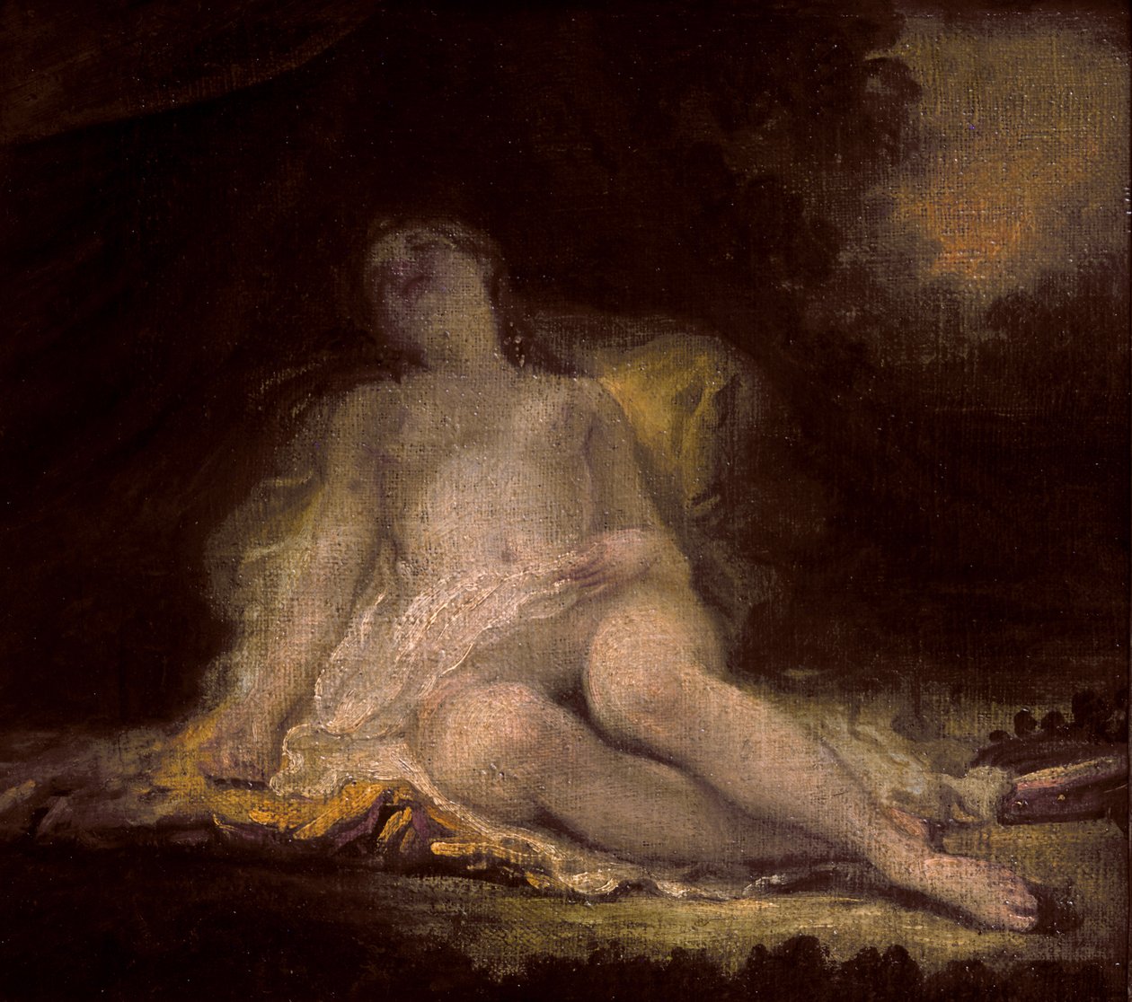 Bacchante adormecido de Jean Honore Fragonard