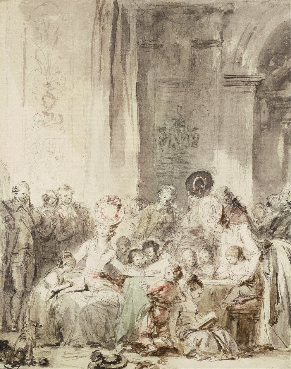 A competição de Jean Honore Fragonard