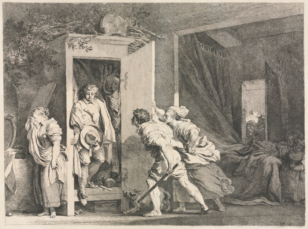 O armário, 1778. de Jean Honore Fragonard