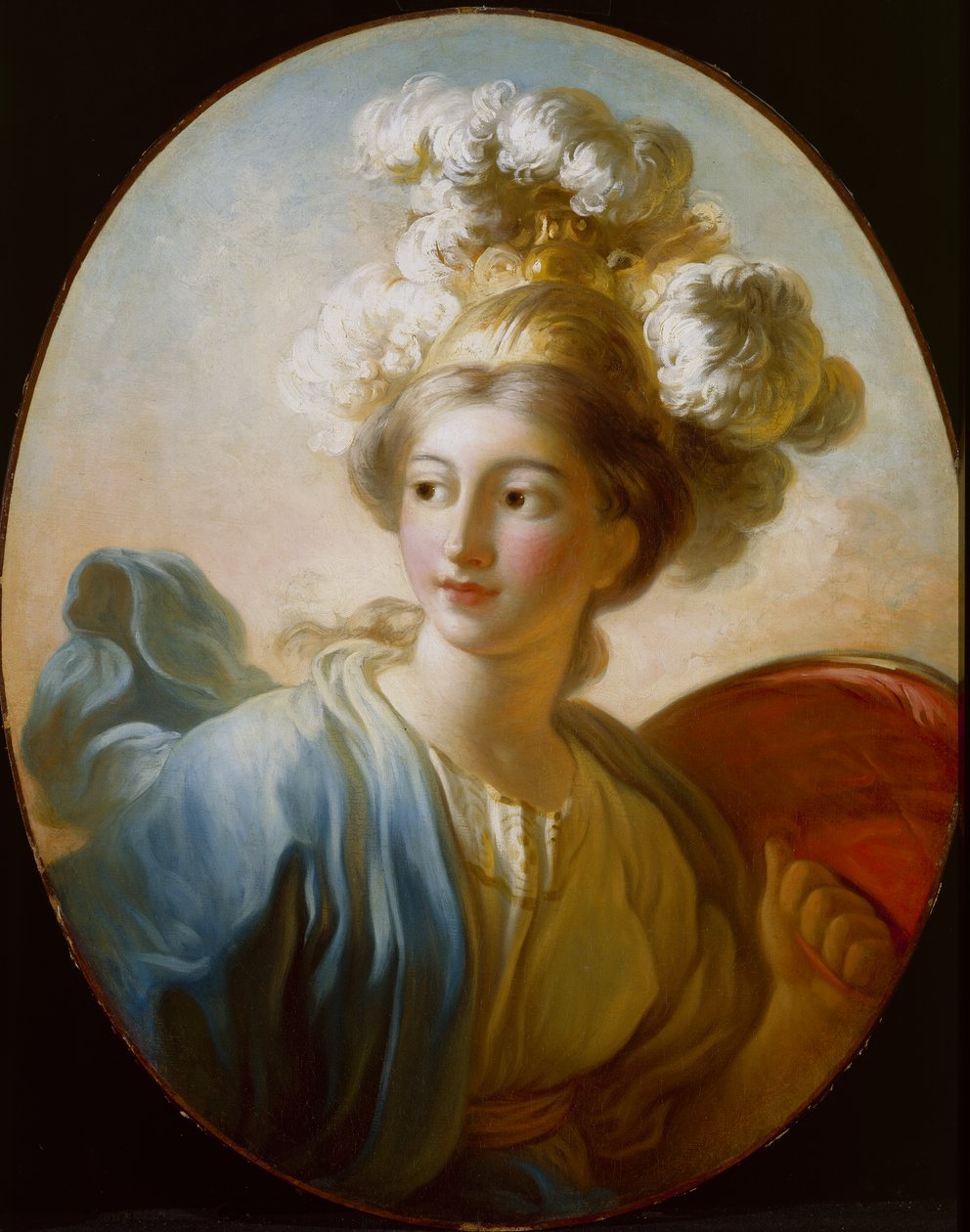 A Deusa Minerva, c.1772 de Jean Honore Fragonard