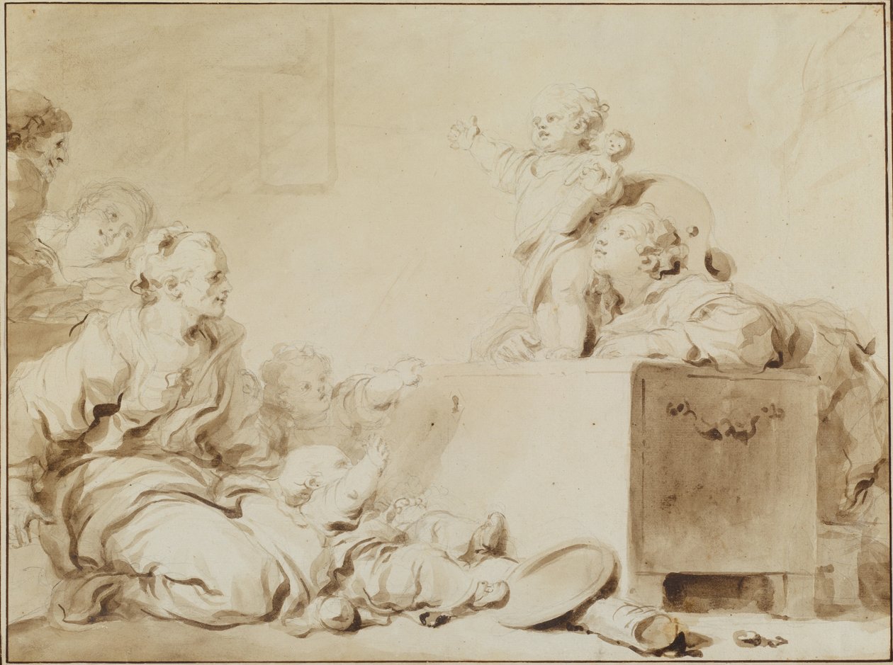 O pequeno pregador de Jean Honore Fragonard