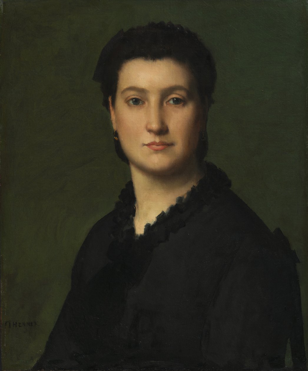 Retrato de uma mulher de Jean Jacques Henner