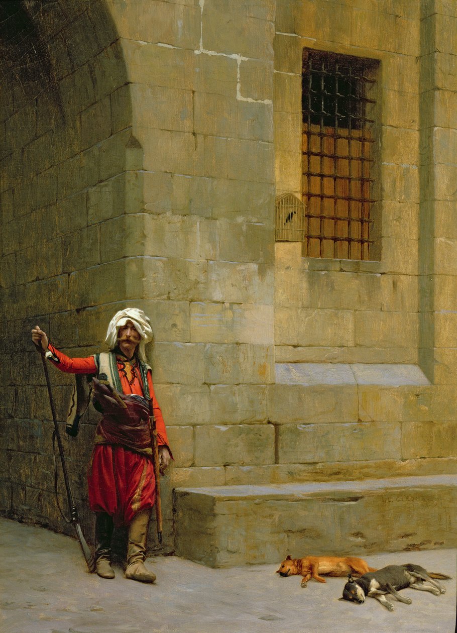 Arnaut e Cães de Jean Leon Gerome