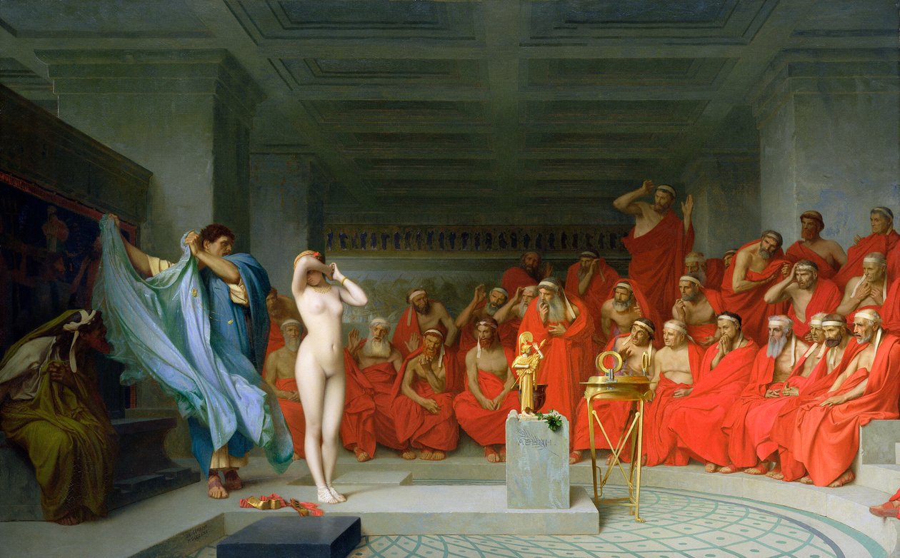 Frine em frente ao Areopage de Jean Leon Gerome