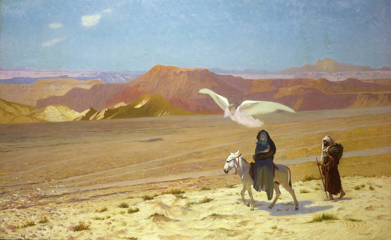 A fuga para o Egito de Jean Leon Gerome