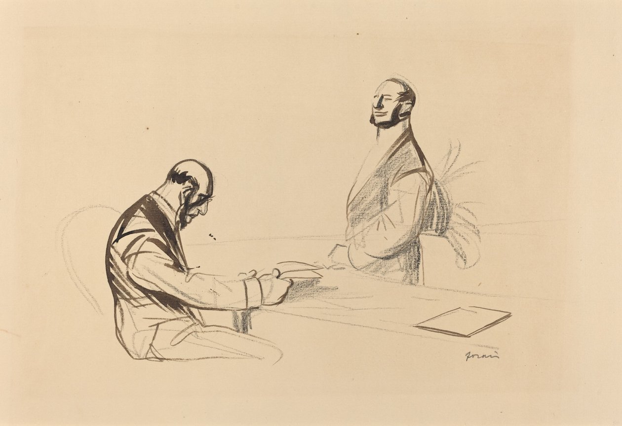 Na conferência de Jean Louis Forain