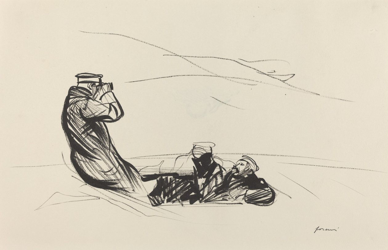 Procurando o inimigo de Jean Louis Forain