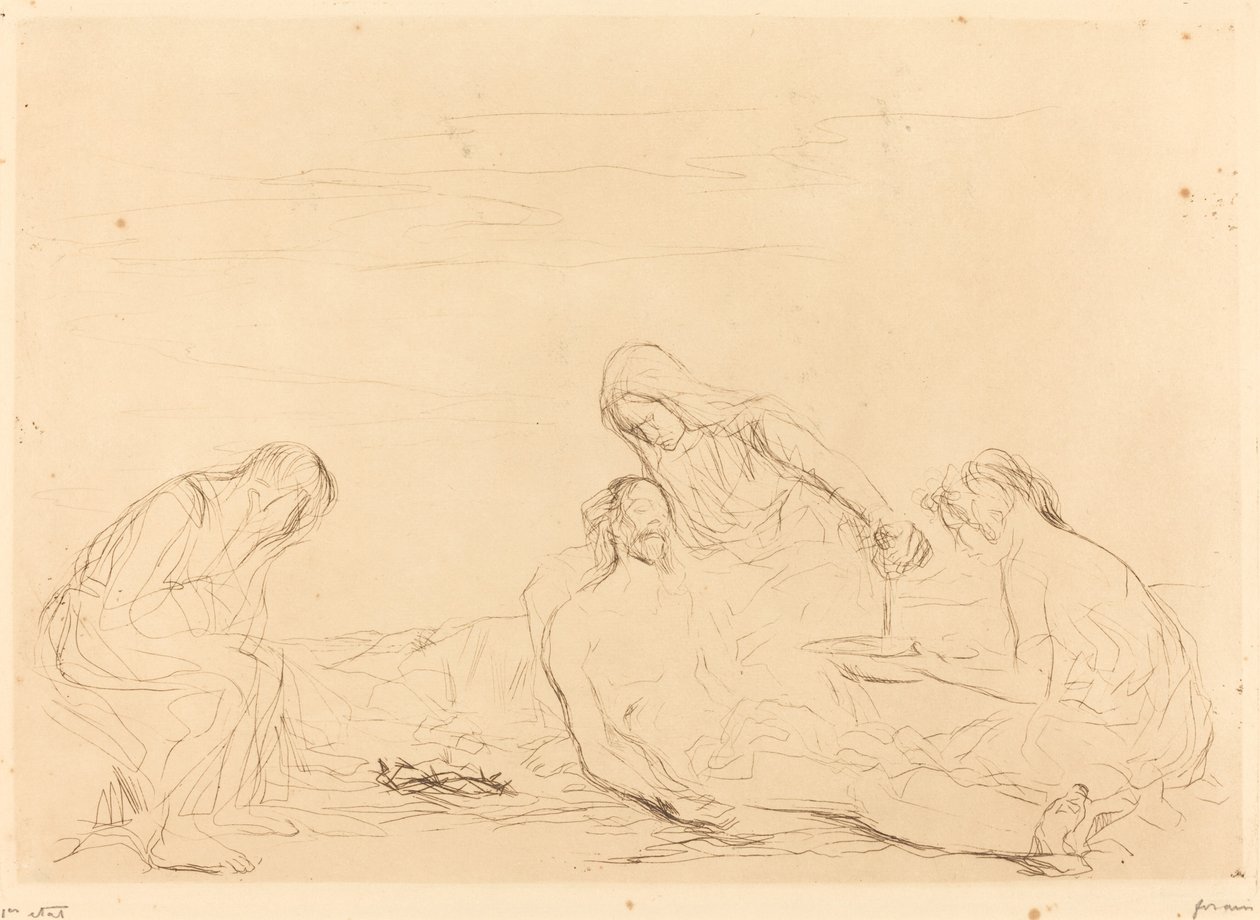 Pietà (terceiro prato) de Jean Louis Forain
