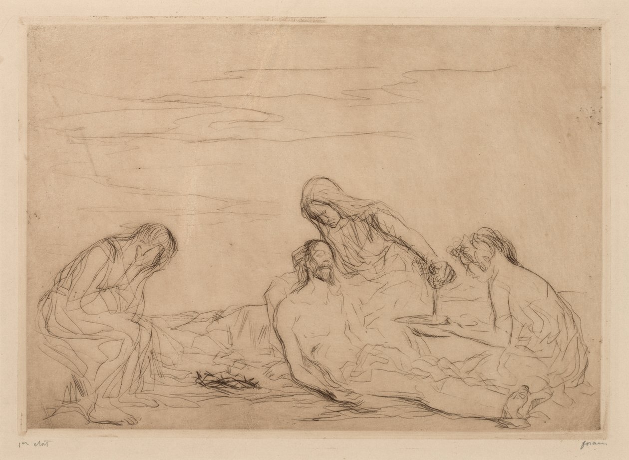 Pietà (terceiro prato) de Jean Louis Forain