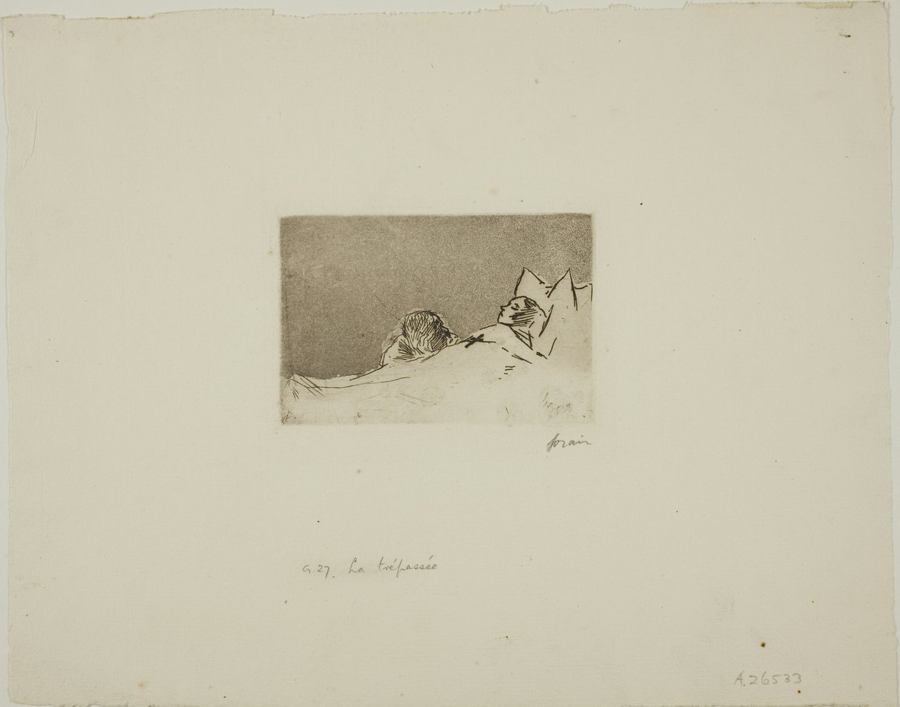 A Garota Morta de Jean Louis Forain