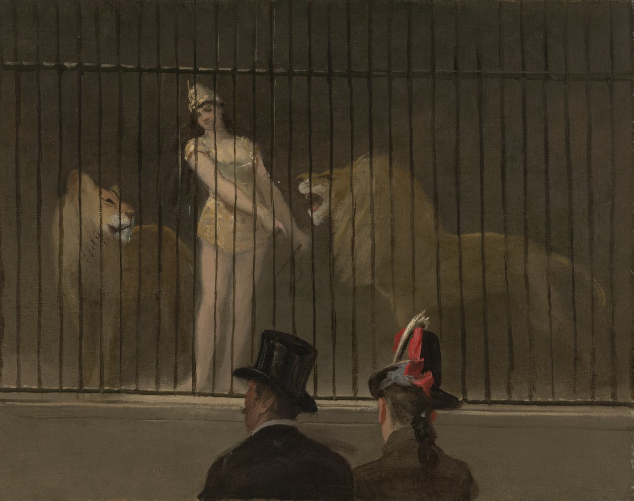 O domador de leões de Jean Louis Forain