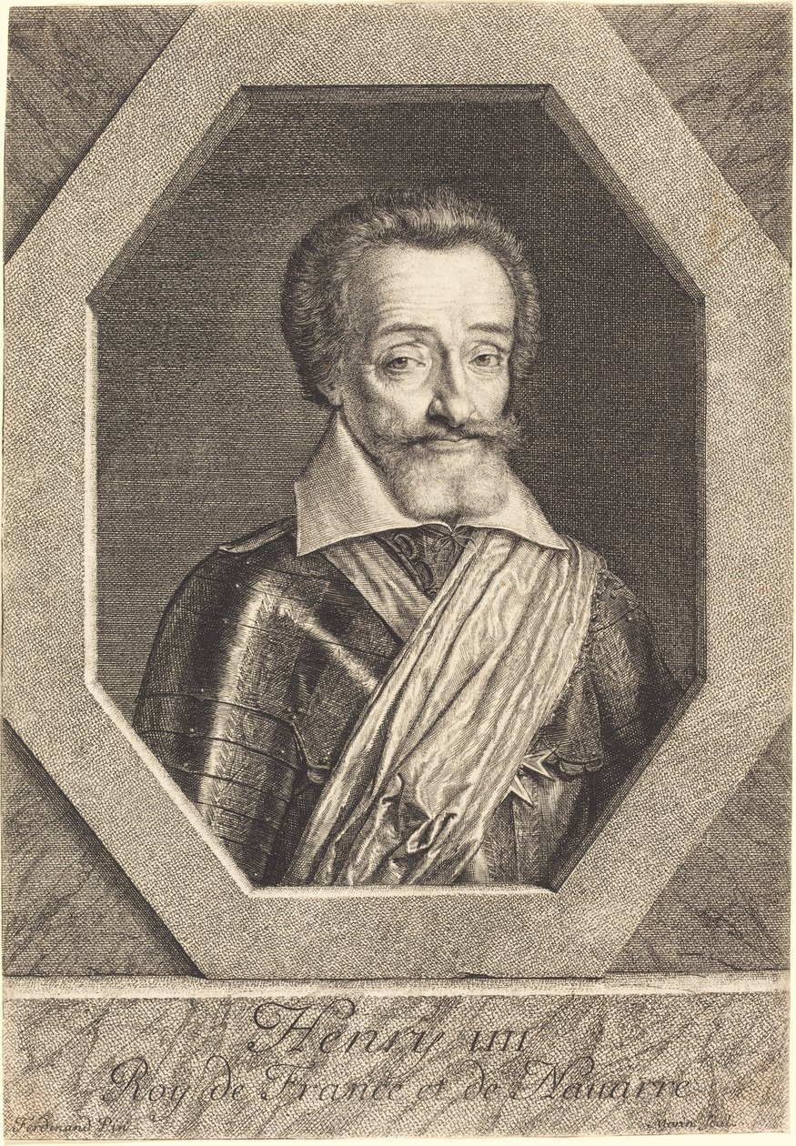 Henrique IV de Jean Morin after Louis Elle I