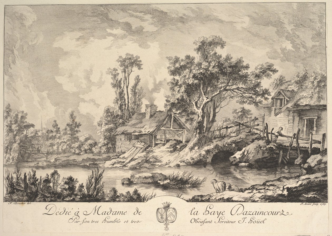 Paisagem, 1759. de Jean Pierre Houel