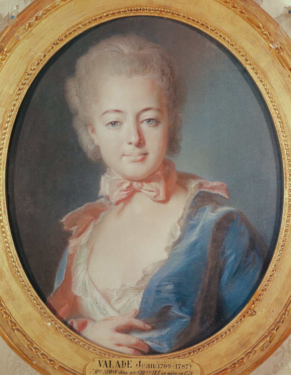 Marie Simon, 1788 (pastel) de Jean Valade