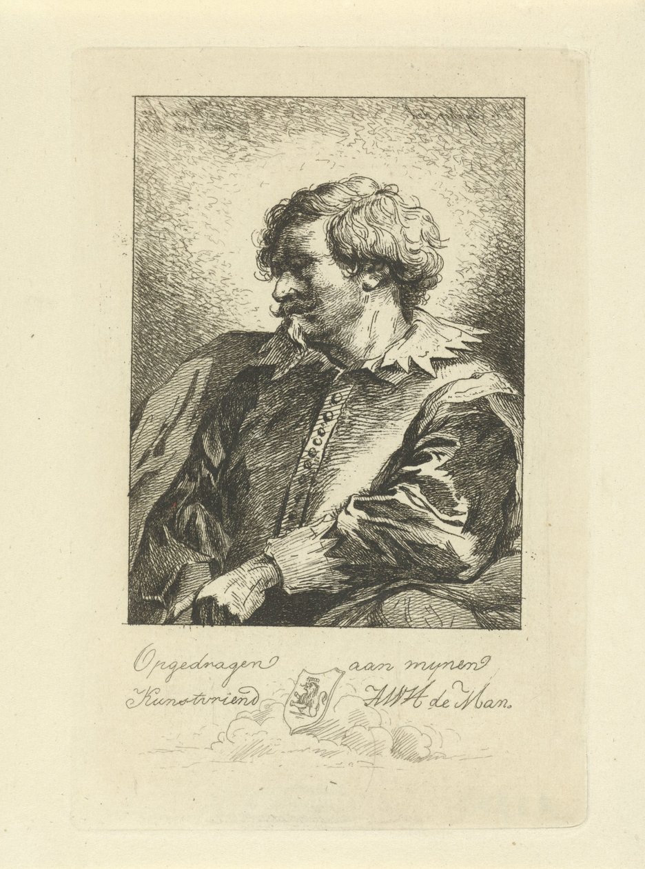 Retrato de um homem de Jean Zacherie Mazel