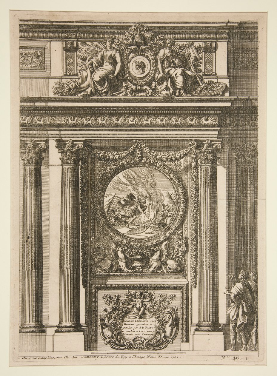 Grandes Lareiras Romanas de Jean le Pautre