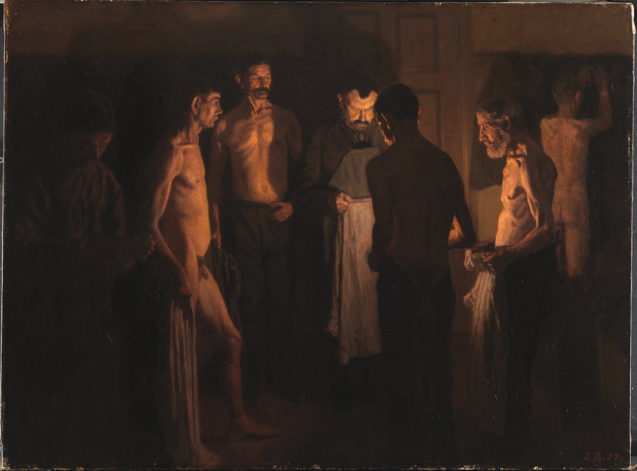 Hora de dormir no abrigo de Jens Birkholm