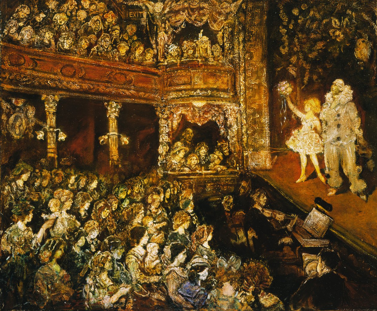 O teatro das crianças, c.1925 de Jerome Myers